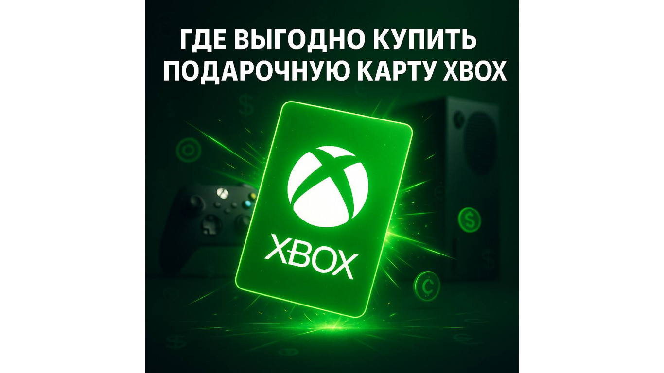 Где выгодно купить подарочную карту Xbox — без комиссии и ожидания