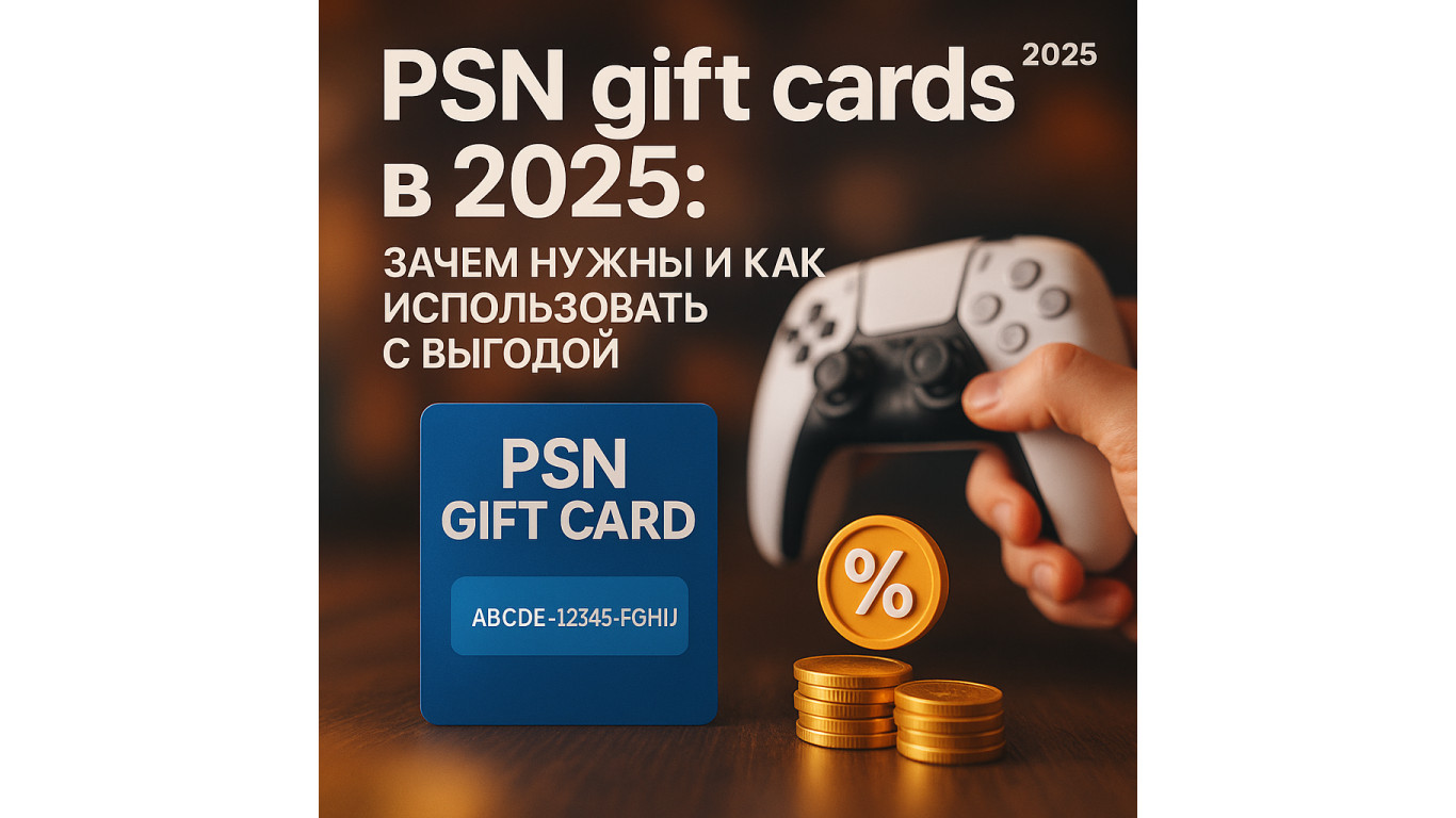 PSN gift cards в 2025 — зачем нужны и как использовать с выгодой