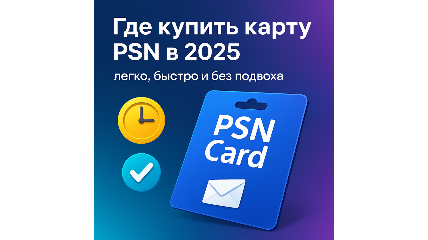 Где купить карту PSN в 2025: легко, быстро и без подвоха