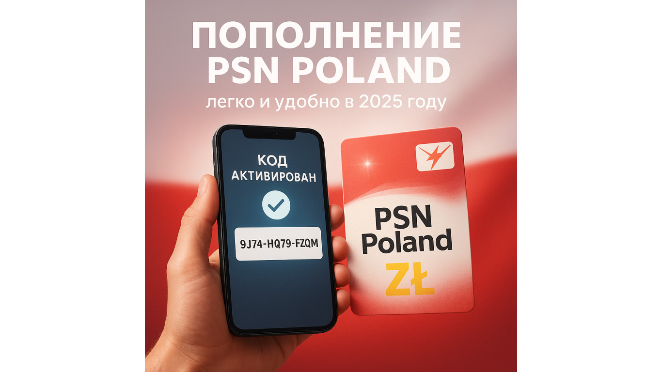 Пополнение psn poland легко и удобно в 2025 году