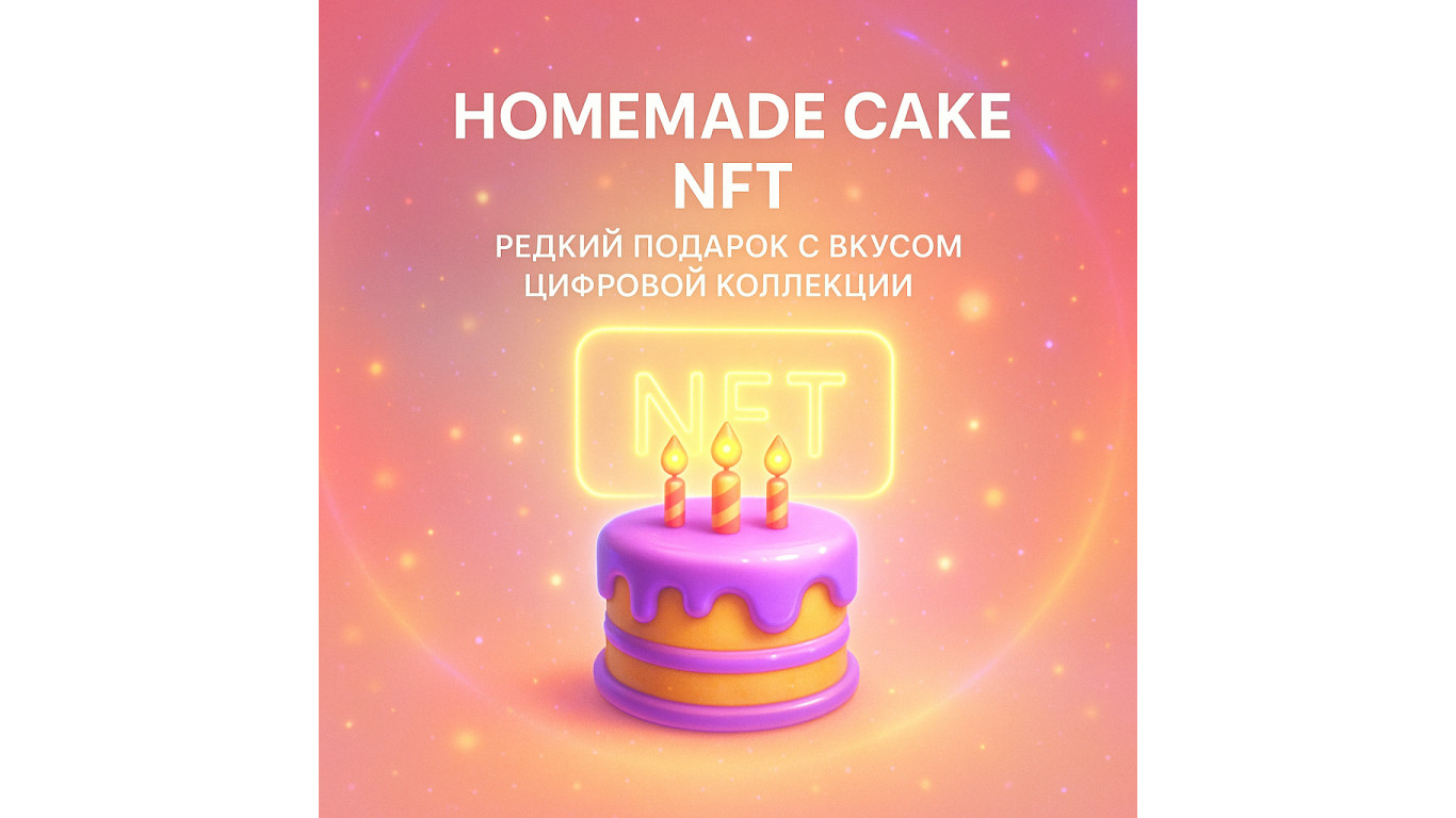 Homemade Cake NFT: редкий цифровой подарок для коллекции