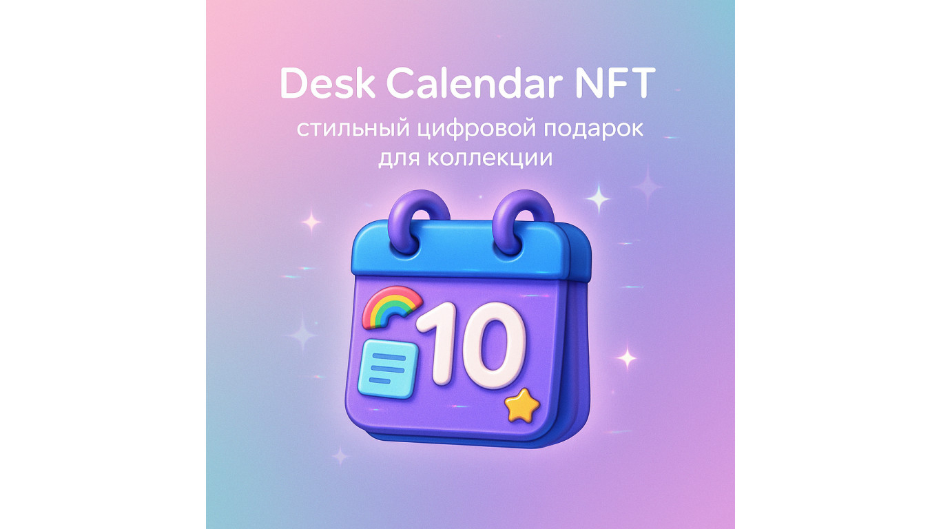 Desk Calendar NFT: стильный цифровой подарок для коллекции