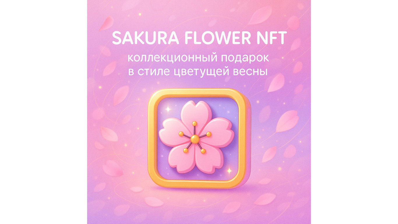 Sakura Flower NFT: коллекционный подарок в стиле цветущей весны