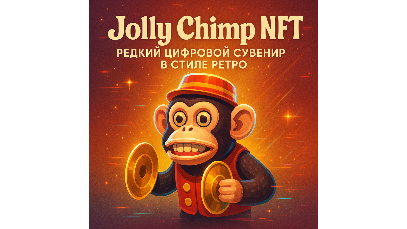 Jolly Chimp NFT: редкий цифровой сувенир в стиле ретро