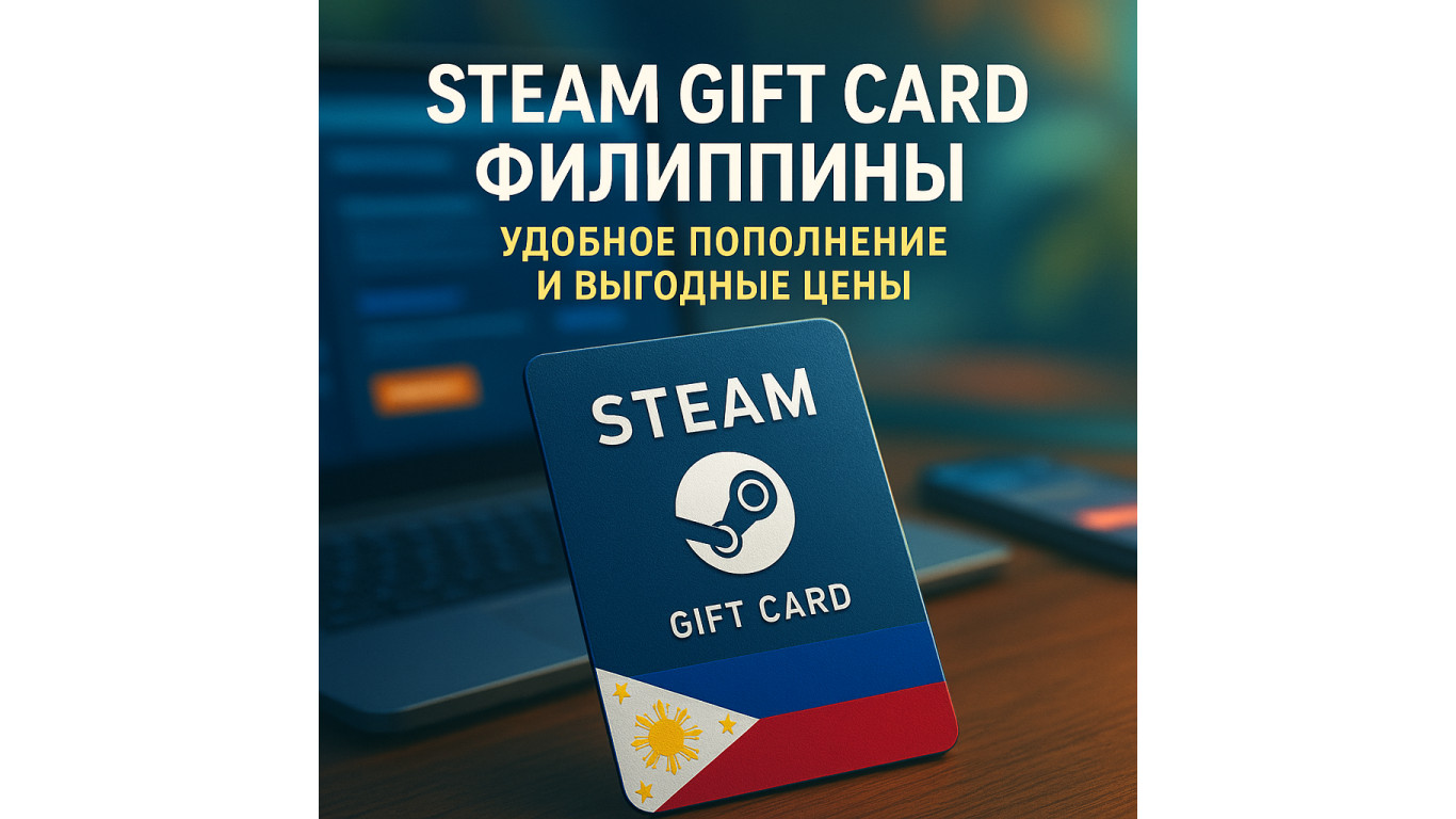 Steam Gift Card Филиппины — удобное пополнение и выгодные цены