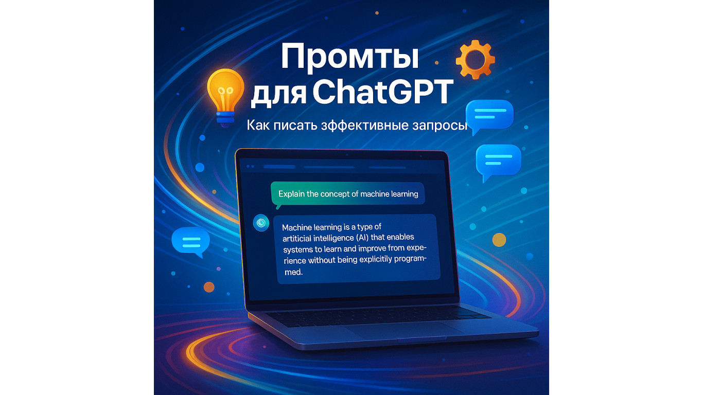 Промты для ChatGPT: как писать эффективные запросы и получать точные ответы