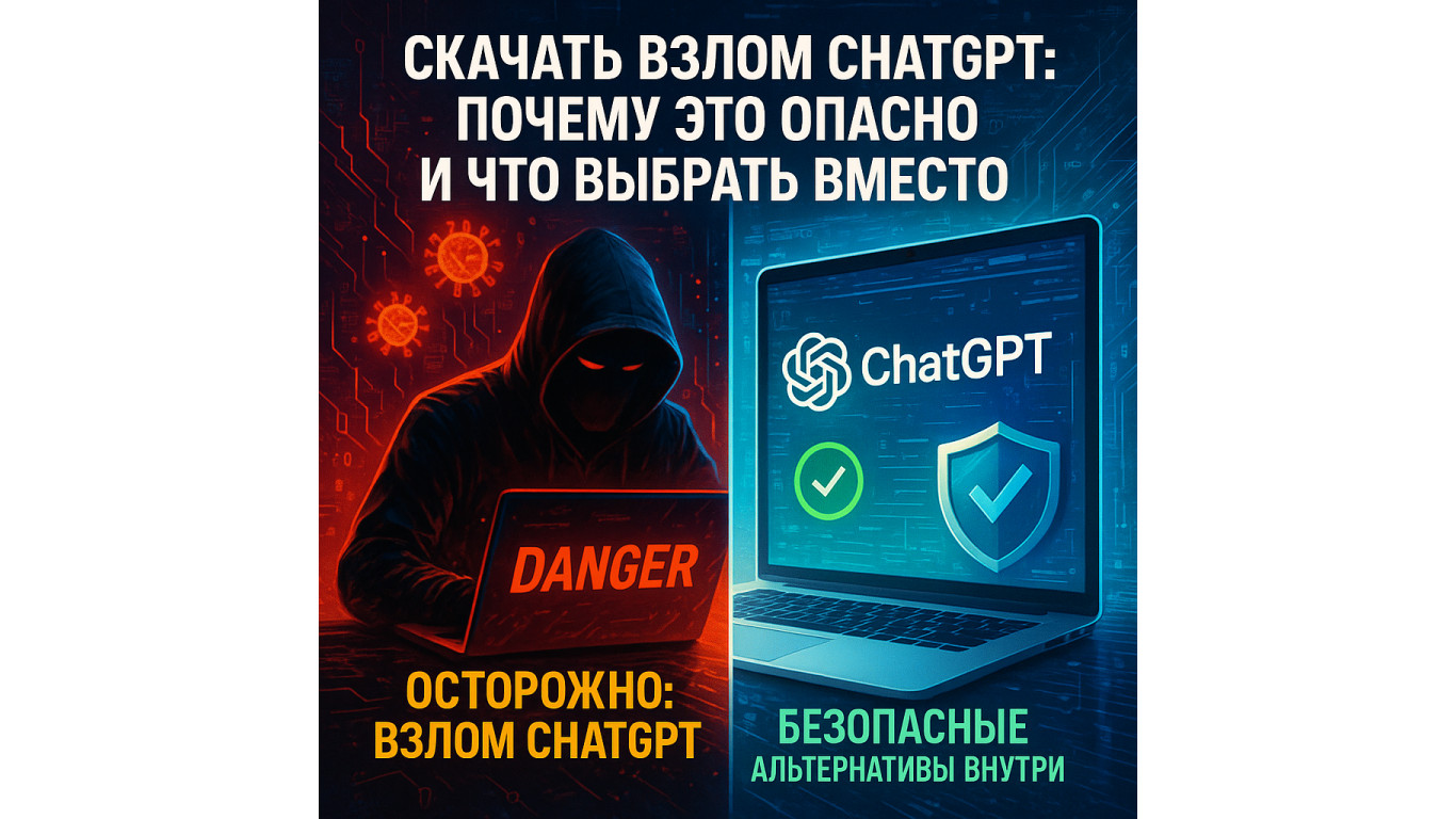 Скачать взлом чат ГПТ: почему это опасно и что выбрать вместо