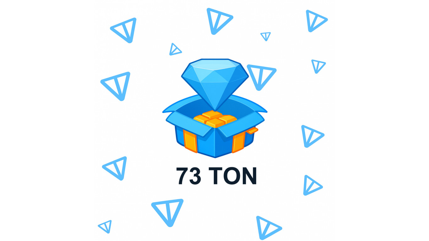 Сколько сейчас стоит 73 TON и где выгодно пополнить счёт