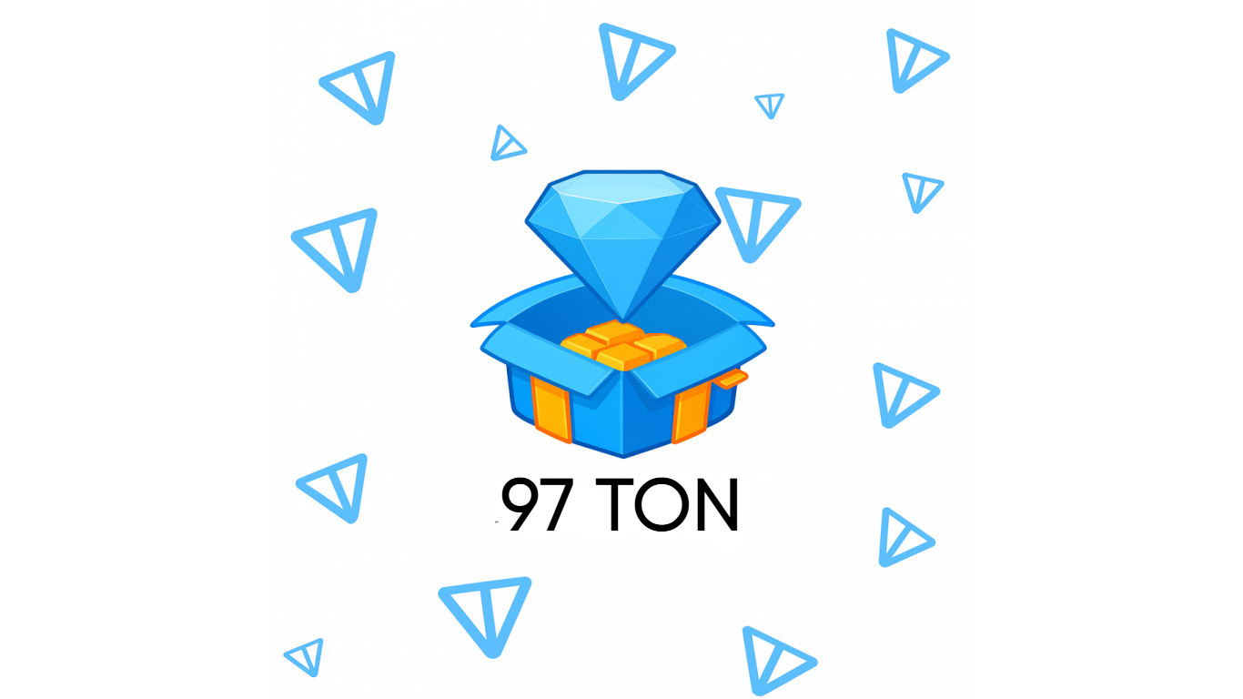 Сколько стоит 97 TON в рублях